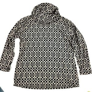 Anthonys Resort Wear Long Sleeve Shirt Cowl Neck